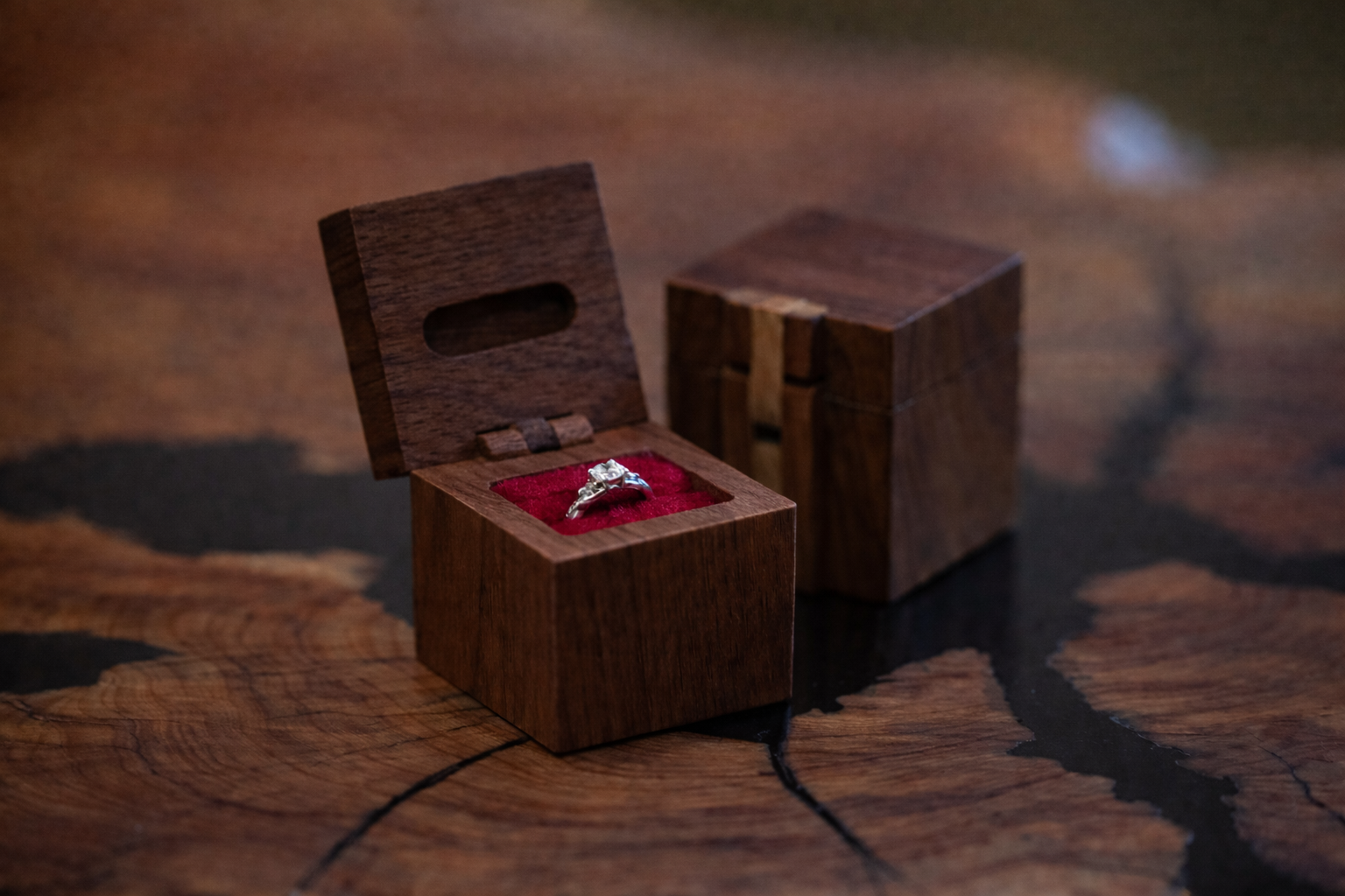 Verlobungsringbox – Ja