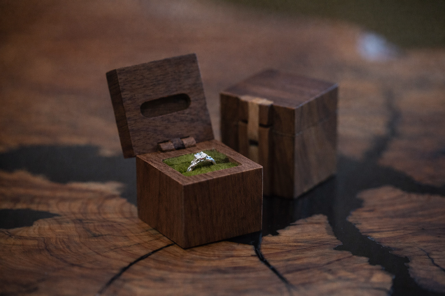 Verlobungsringbox – Ja