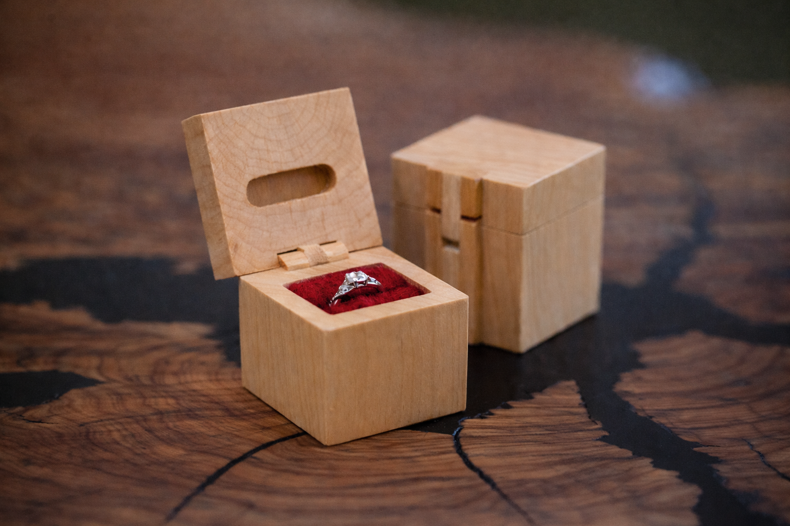 Verlobungsringbox – Ja