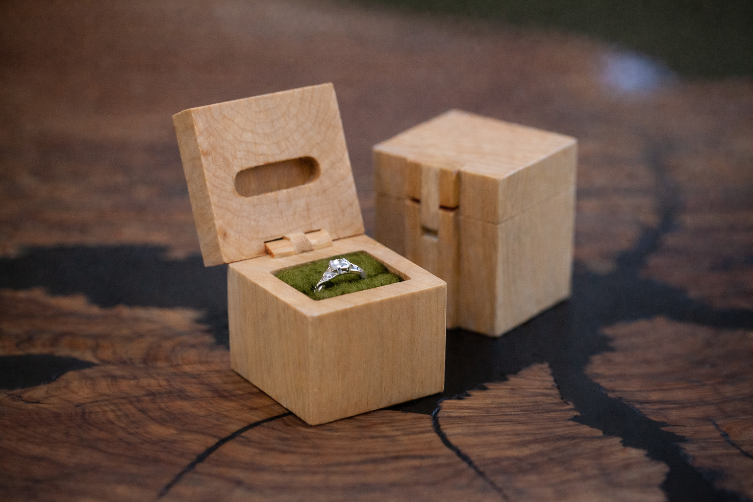 Verlobungsringbox – Ja