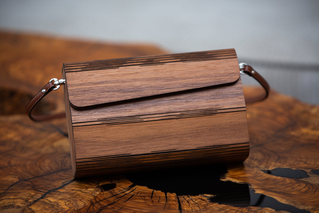 Holzhandtasche – Tragholz