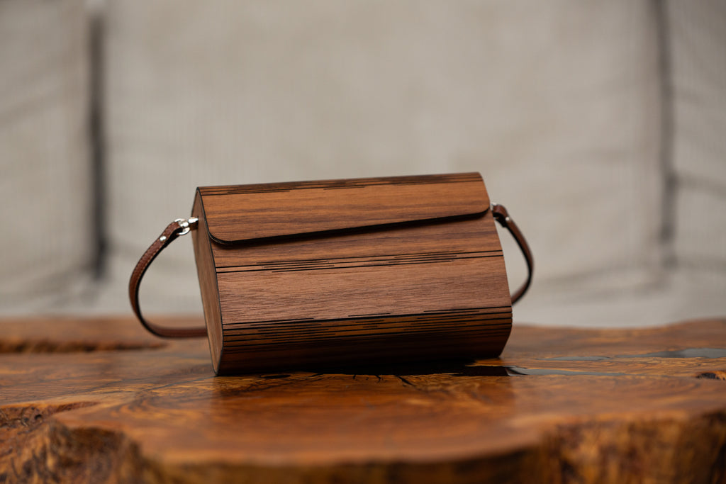 Holzhandtasche – Tragholz