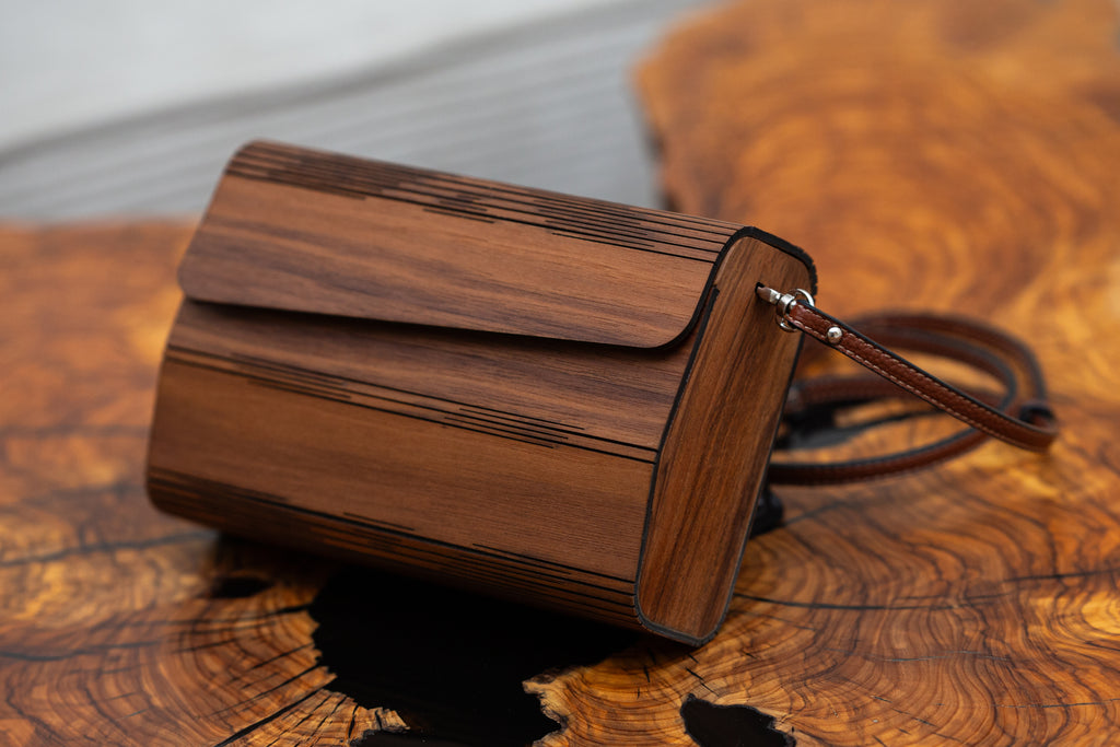 Holzhandtasche – Tragholz